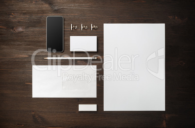 Blank stationery set