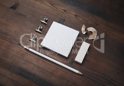 Blank stationery set