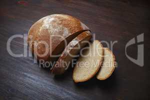 Sliced traditional bread