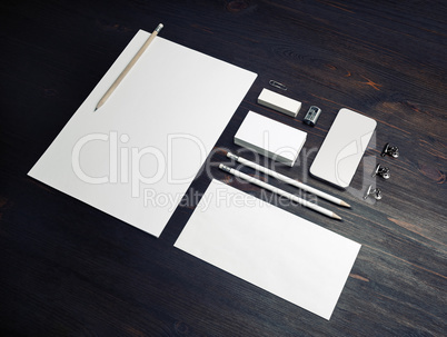 Blank stationery set