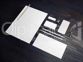 Blank stationery set