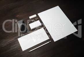 Blank corporate stationery