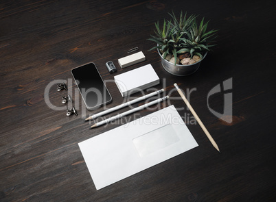 Blank stationery template