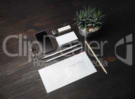 Blank stationery template