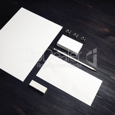 Blank corporate identity