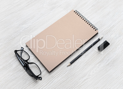 Blank stationery set