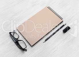 Blank stationery set