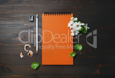 Stationery and flowers