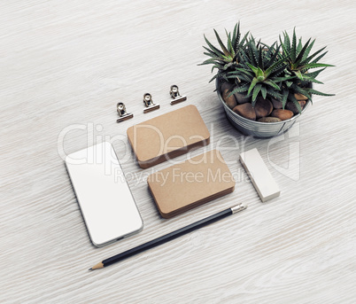 Blank stationery set