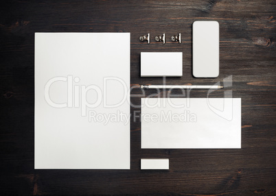 Blank stationery template