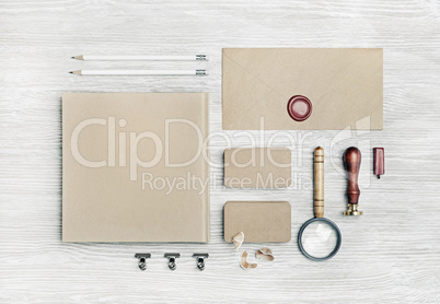 Blank vintage stationery