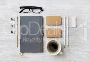 Blank stationery set