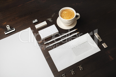 Blank stationery set