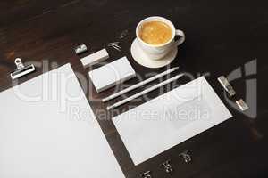 Blank stationery set