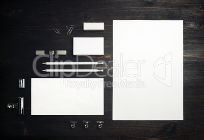 Blank stationery set