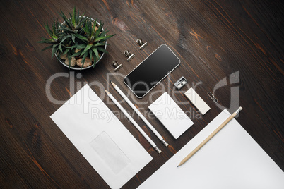 Blank corporate stationery