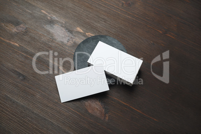 Blank business cards