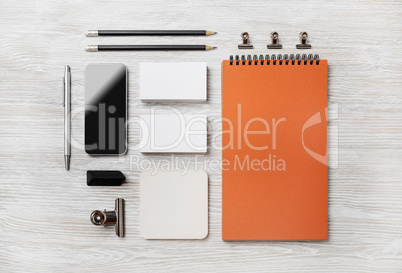 Blank stationery set