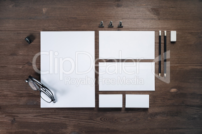 Blank stationery set