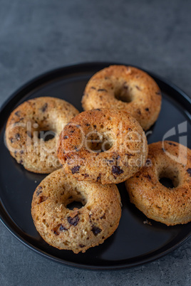 Vollwert Haferflocken Schoko Donuts