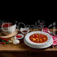 Delicious Hungarian-style goulash soup