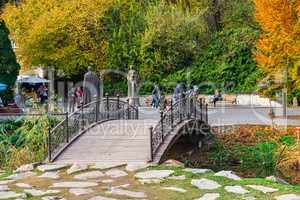 Sofiyivsky arboretum main entrance. Uman, Ukraine