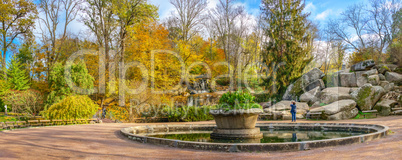 Temple of Poseidon in the Sofiyivsky arboretum. Uman, Ukraine