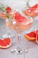 ?ocktail Mimosa.  Grapefruit, rosemary and sparkling wine