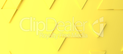 Abstract modern yellow triangle background