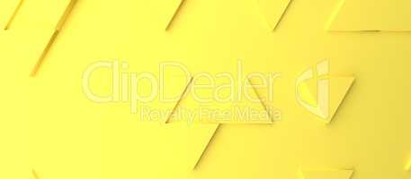 Abstract modern yellow triangle background
