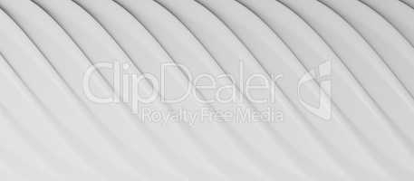 Abstract background in white, 3d rendering