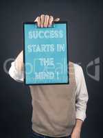 Success starts in the mind concept