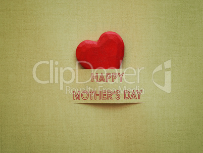 Happy Mothers day on a green background