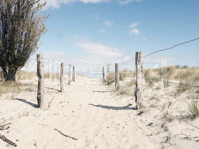 Pathway to the beach, Baltic Sea
