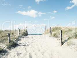 Pathway to the beach, Baltic Sea