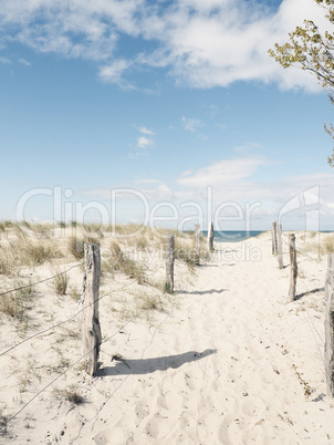 Pathway to the beach, Baltic Sea