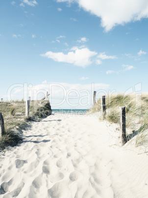 Pathway to the beach, Baltic Sea