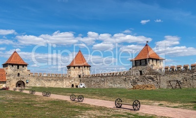 Inside of Bender fortress, Moldova