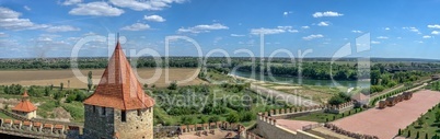 View of the Dniester River near Bender fortress, Moldova