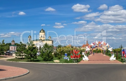 Alexander Nevsky Park in Bender, Moldova