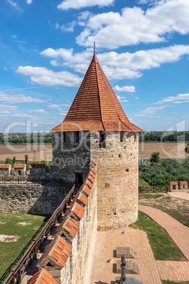 Fortress walls and towers of the Bender fortress, Moldova