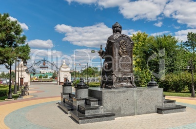 Monument to Catherine the Great in Tiraspol, Transnistria