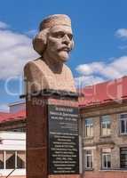 Monument to Zelinsky in Tiraspol, Transnistria