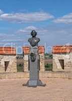 Monument to Baron Munchausen n Bender, Moldova