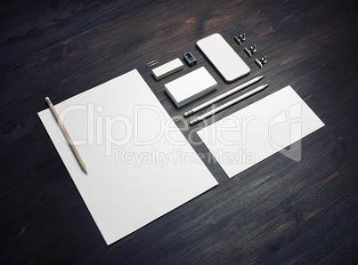 Blank stationery set