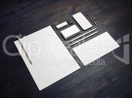 Blank stationery set