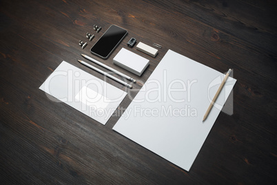 Blank stationery set