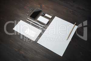 Blank stationery set