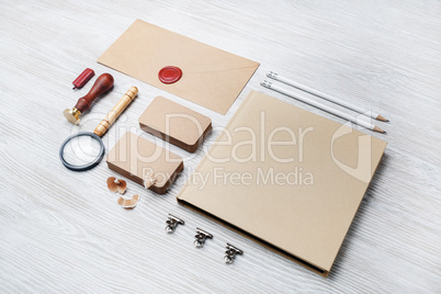 Kraft stationery set