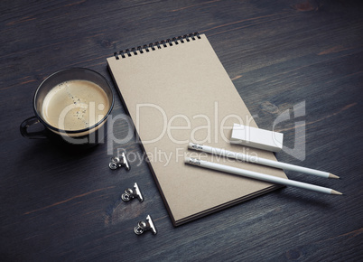 Blank stationery template